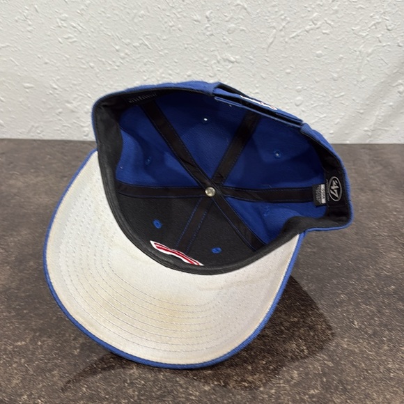 Chicago Cubs '47 Brand Royal Blue Adjustable Strapback Baseball Hat Cap OSFA - Picture 7 of 9